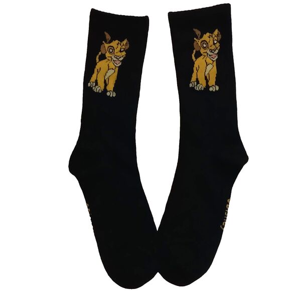 Lion King Simba Hakuna Matata Mens 3 Pair Size 6-12 Multicolor Crew Socks NWOT - Picture 3 of 5